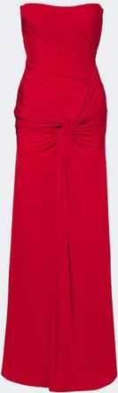 Alex Perry Gathered ruched jersey gown