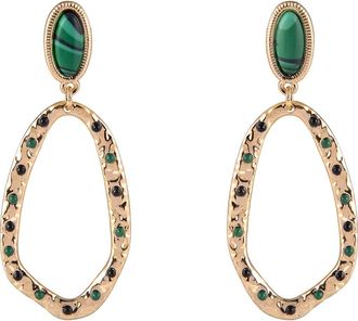 Rachel Roy Open Ring Drop Earrings in Green at Nordstrom Rack