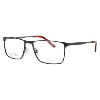 Pierre Cardin Mens Black Rectangular Eyeglass Frames PC6879R8057