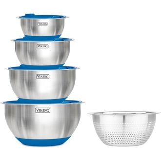 Viking 9-Piece Mixing Bowl Set in Blue at Nordstrom