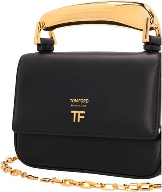 Tom Ford Borsa tote Bianca - Nero
