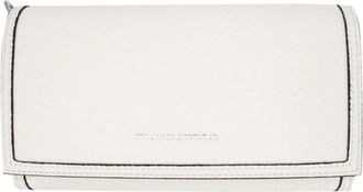 Ermanno Scervino Zachte leren schoudertas portemonnee - Dames - Schoudertassen - Wit - ONE Size - Leer - Tassen