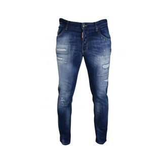 Dsquared2 Heren, Jeans, Blauw, Maat: XL Katoen