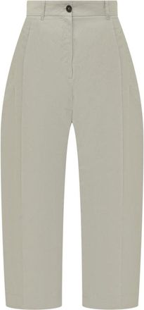 STUDIO NICHOLSON Beige Relaxed Pleated Pants