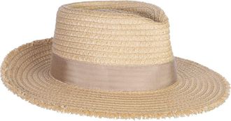 Eric Javits Look Again Packable Fedora in Flax Mix at Nordstrom Rack