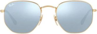 Ray-Ban Heren Acetaat Zonnebril Lente/Zomer - Heren - Zonnebrillen - Geel - 51 MM - Accessoires