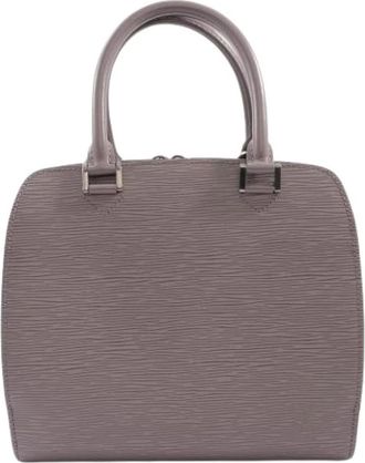 Louis Vuitton Pre-owned Vintage Handtas - Dames - Vintage Handtas - Grijs - ONE Size - Leer - Vintage