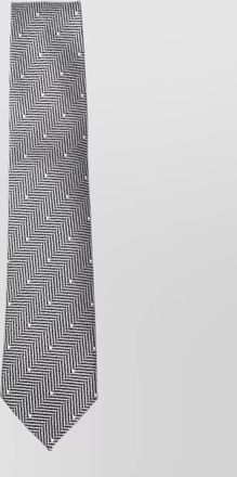 Tom Ford silk polka-dot herringbone tie