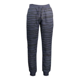 Cavalli Heren, Broeken, Blauw, Maat: XL Katoen