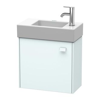 Duravit M&oacute;dulo Mural Duravit Brioso 48,4 X 23,9 Cm, 1 Puerta, Con Bisagra A La Izquierda, Para Lavabo Vero Air 072450, Color (frente/cuerpo): Azul Claro Decor