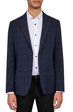 W.R.K Check Sport Coat in Navy at Nordstrom Rack, Size 36