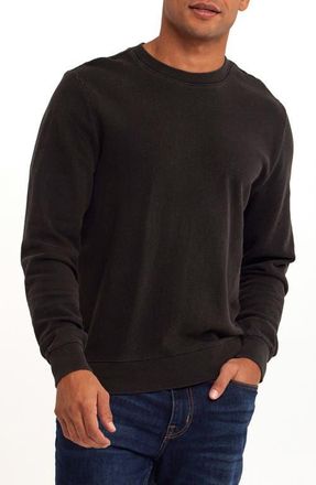 Threads 4 Thought Corey Organic Cotton Terry Sweatshirt in Black Wash at Nordstrom, Size Xx-Large