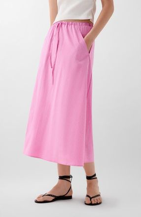 Scalpers Strass Set Skirt in Pinkstripes at Nordstrom, Size X-Large Eu