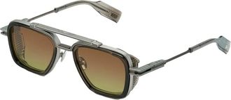 T HENRI Occhiali da sole geometrici con lenti sfumate - Grigio