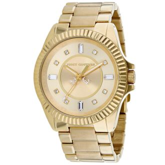 Juicy Couture Womens Stella Gold Dial Watch