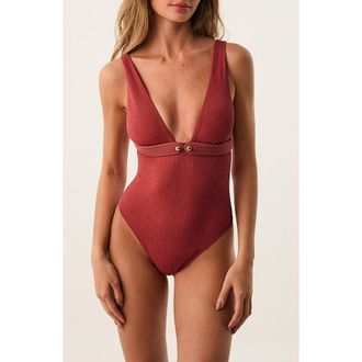 Vix Lian Amala One-Piece Swimsuit in Red at Nordstrom, Size X-Small