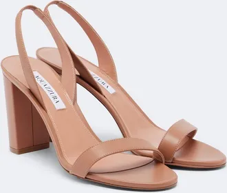 Aquazzura Sandalias So Nude de piel