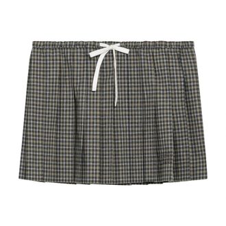 Miu Miu Gonna - Dames - Korte rokken - Grijs - M - Rokken