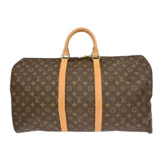 Louis Vuitton Vintage Weekend Bags, unisex, Brown, ONE SIZE, Pre-owned Canvas Weekend Bag