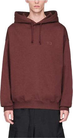 adidas Brushed Terry Hoodie - Heren - Sportshirts - Bruin - XL - Katoen - Fitness