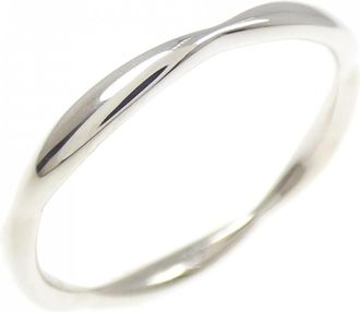 Chanel Platinum 950 Band Ring (Pre-Owned)
