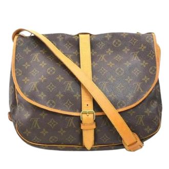 Louis Vuitton Pre-owned Cross Body Bags, unisex, Brown, Size: ONE SIZE Pre-owned Vintage Monogram Shoulder Bag
