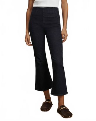 Veronica Beard Carson Off Duty Kick Flare Jean In Oxford
