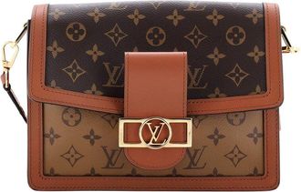 Louis Vuitton Brown Reverse Monogram Canvas Dauphine Mm