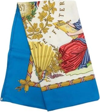 Herm&egrave;s Pre-owned Foulard Republique Francaise - - Pre-owned - Donna - Multicolore - ONE SIZE