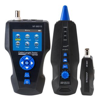 OEM Probador De Cables De Red, Detector De L&iacute;nea Port&aacute;til, Comprobador De Cables, Verificador De L&iacute;nea Telef&oacute;nica, Buscador De L&iacute;nea El&eacute;ctrica Lcd Multifu