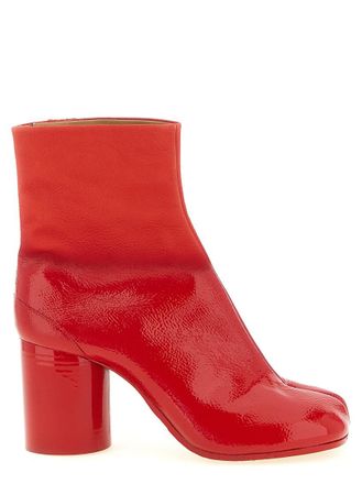 Maison Margiela Red Solid Tabi Boots