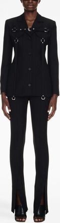 Off-white Womens Wool Blend Blazer - Black - Size EU 40 (Womens)