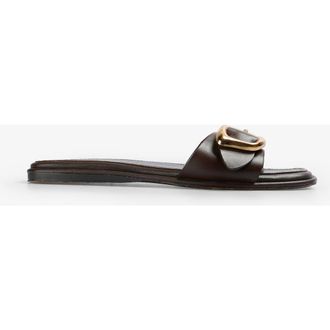 Scalpers Buckle Sandal in Darkbrown at Nordstrom, Size 39