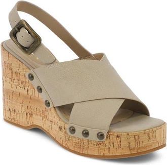 Mia Elleiana Wedge Sandal at Nordstrom, Size 9.5