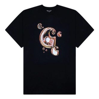 Carhartt Work in Progress Solar Chrome C Short Sleeve T-Shirt Black I035204-89-XX