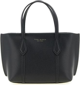 Tory Burch Eleanor Leather Tote - - Bags - Donna - Nero - ONE SIZE