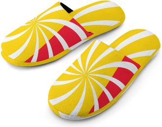 Generic Swirl Belgium Belgian Flag Mens House Slippers Slip Indoor Slipper On Shoes Warm Outdoor