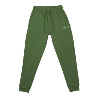 Aquascutum Heren Patroon Slim Joggers (Militair Groen)