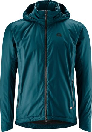 Gonso Fahrradjacke GONSO Save Jacket Therm M, Herren, Gr. S, blau (fossil blau), 100% Polyester, Jacken Fahrradjacke, Herren Regenjacke wind- und wasserdich