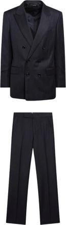 Tom Ford 2-delig pak - Heren - Business pakken - Blauw - 2XL - Tweed - Kostuums