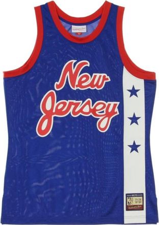 Mitchell & Ness Canotta Basket BA Team Heritage Tank 1972-81ejnet - Heren - Fitness - Blauw - L - Fitness