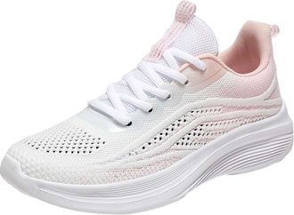 Generic Slip on Sport Shoes Platform Trainers for Women UK Spring Summer Fashion Womens Sports Shoes Running Comfortable Casual Plantar Fasciitis Sneakers Wom