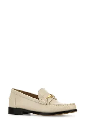 Ferragamo Womens Loafer Beige Calf