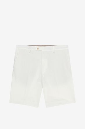 Maurizio Baldassari Chino-Bermuda aus gestreiftem Seersucker