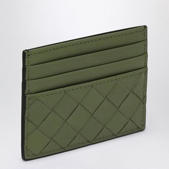 Bottega Veneta Fondant/macha Intrecciato card holder