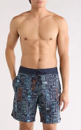 Travis Mathew Hamakua Swim Trunks in Total Eclipse at Nordstrom Rack, Size 32