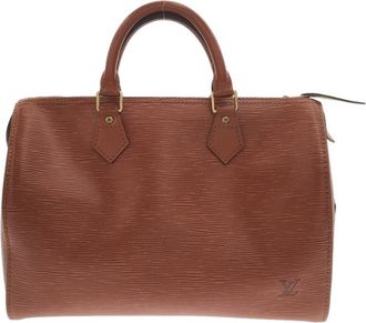 Louis Vuitton Epi Brown Leather Boston Bag (Pre-Owned)