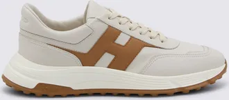 Hogan Sneakers Bianco-Cuoio-Uomo