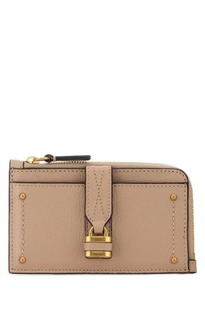 Chlo&eacute; Powder Pink Leather Small Paddington Coin Purse