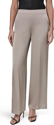 DKNY Flat Front Straight Leg Pants in Turin at Nordstrom, Size 12